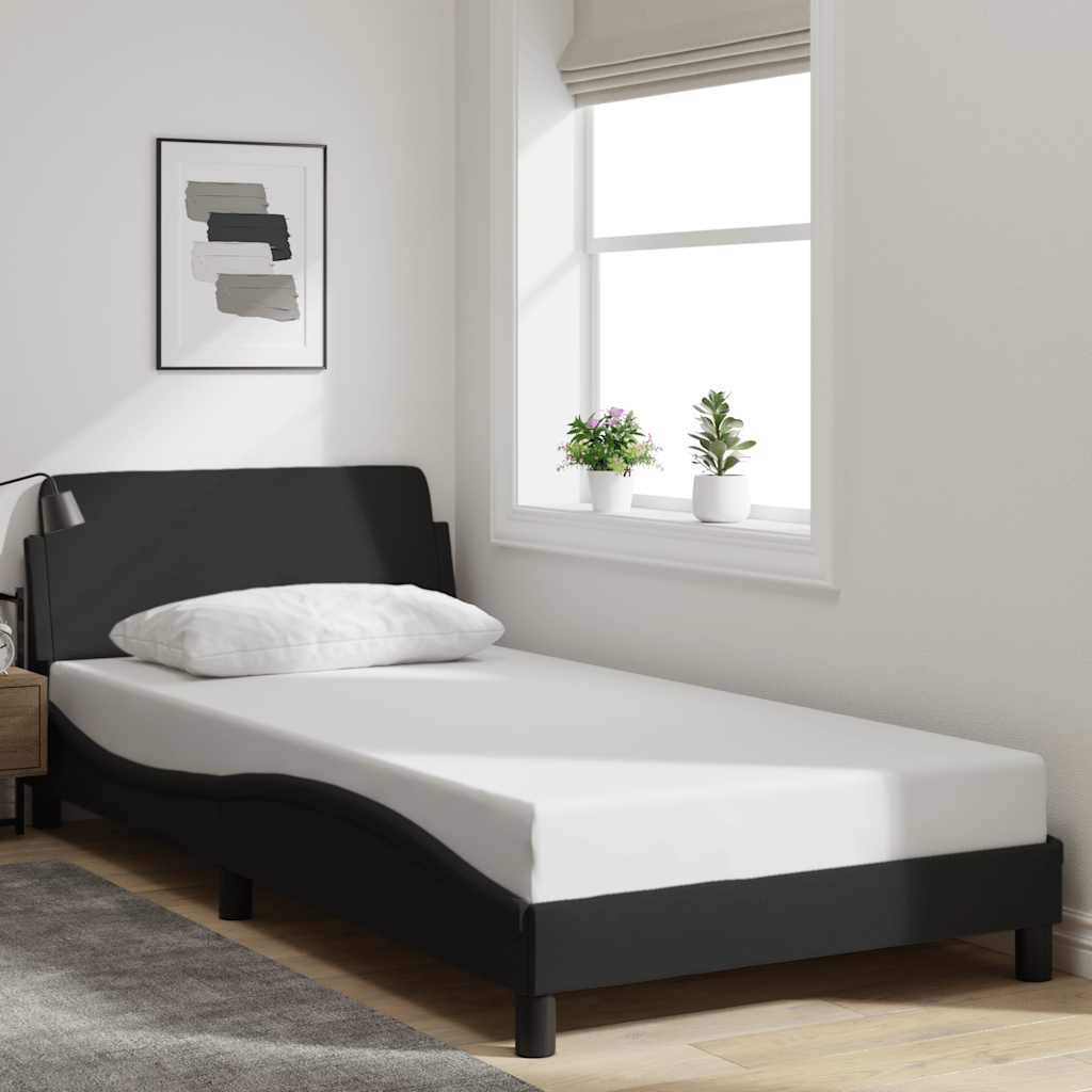 Okvir za krevet Dover crni 100x200 cm od tkanine