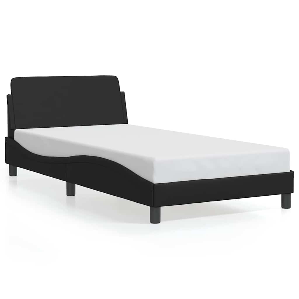 Okvir za krevet Dover crni 100x200 cm od umjetne kože