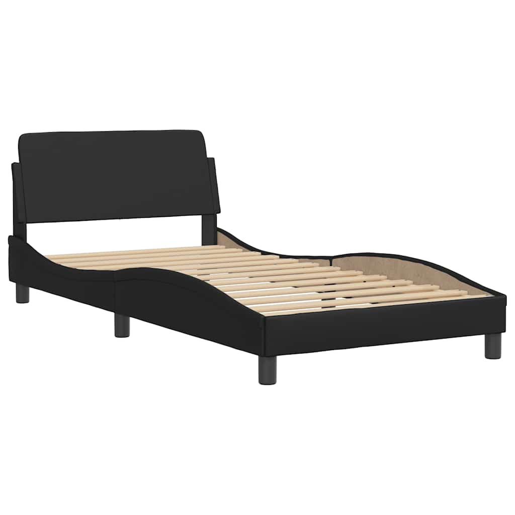 Okvir za krevet Dover crni 100x200 cm od umjetne kože