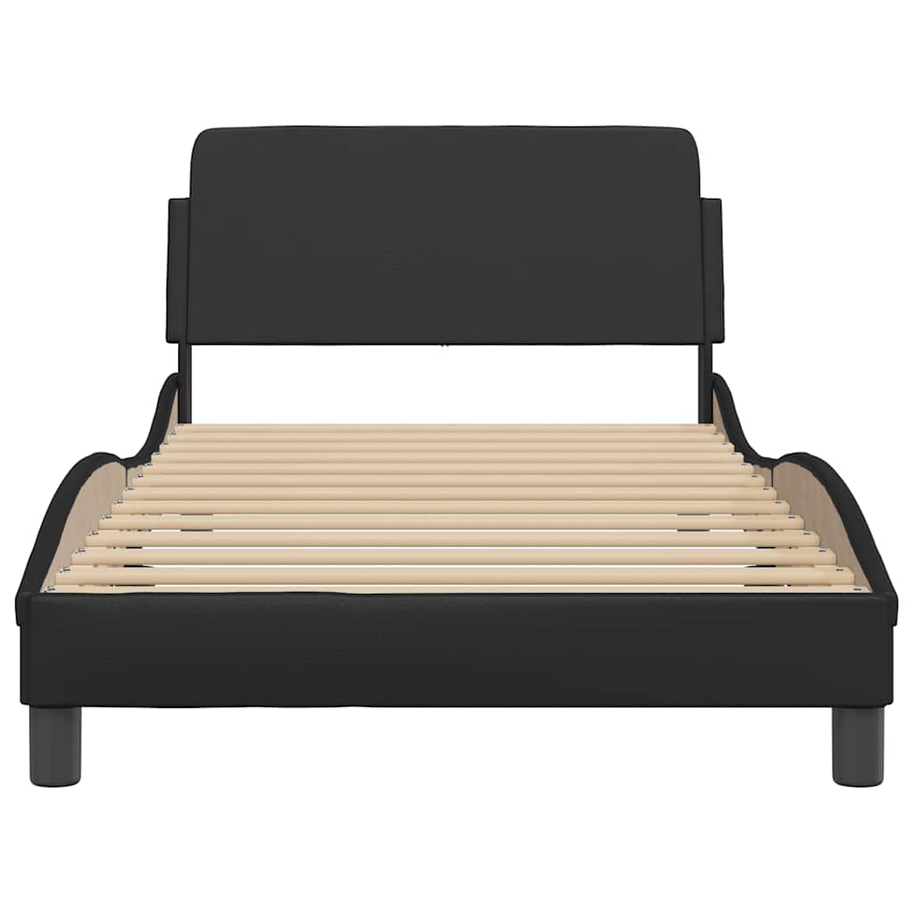 Okvir za krevet Dover crni 100x200 cm od umjetne kože