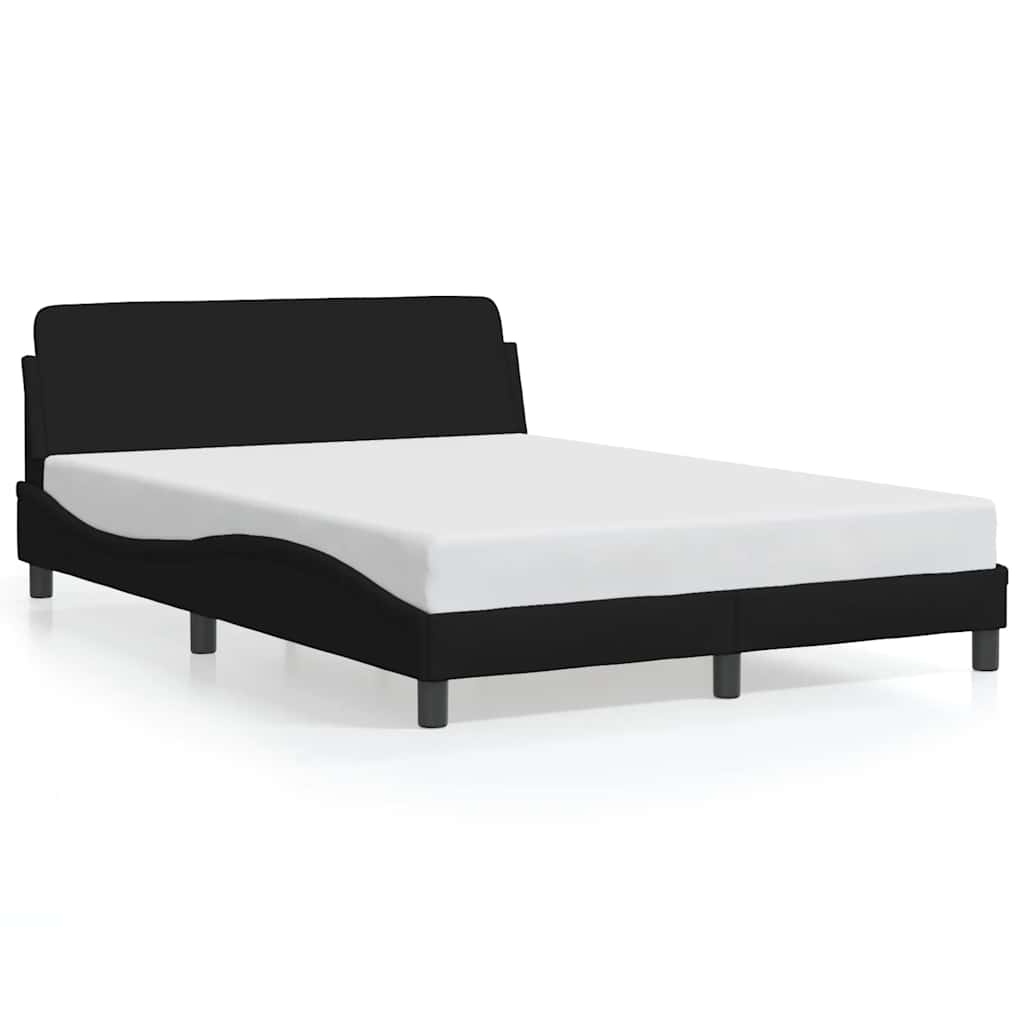 Okvir za krevet Dover crni 120 x 200 cm od tkanine