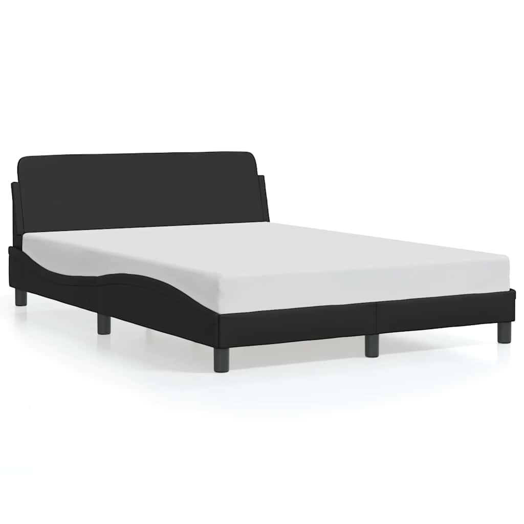 Okvir za krevet Dover crni 120 x 200 cm od umjetne kože