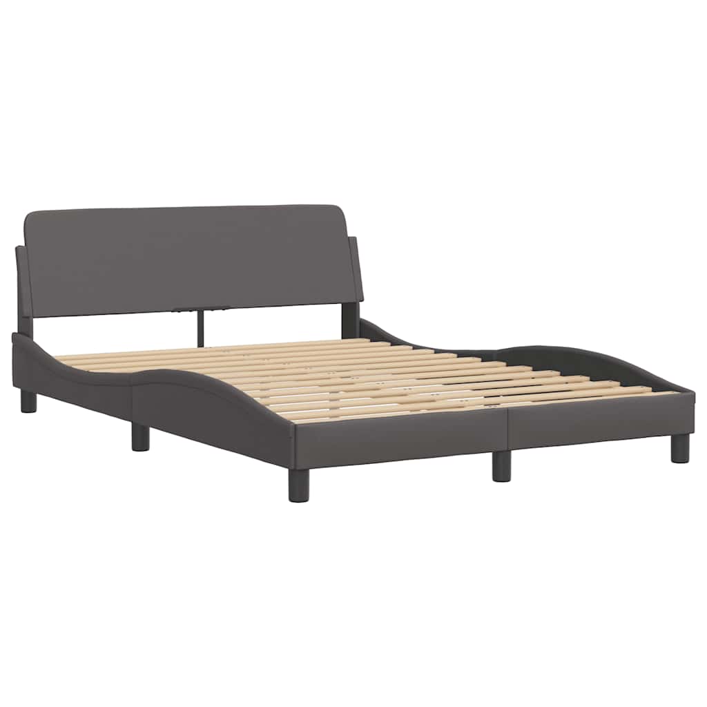 Okvir za krevet Dover sivi 120x200 cm od umjetne kože
