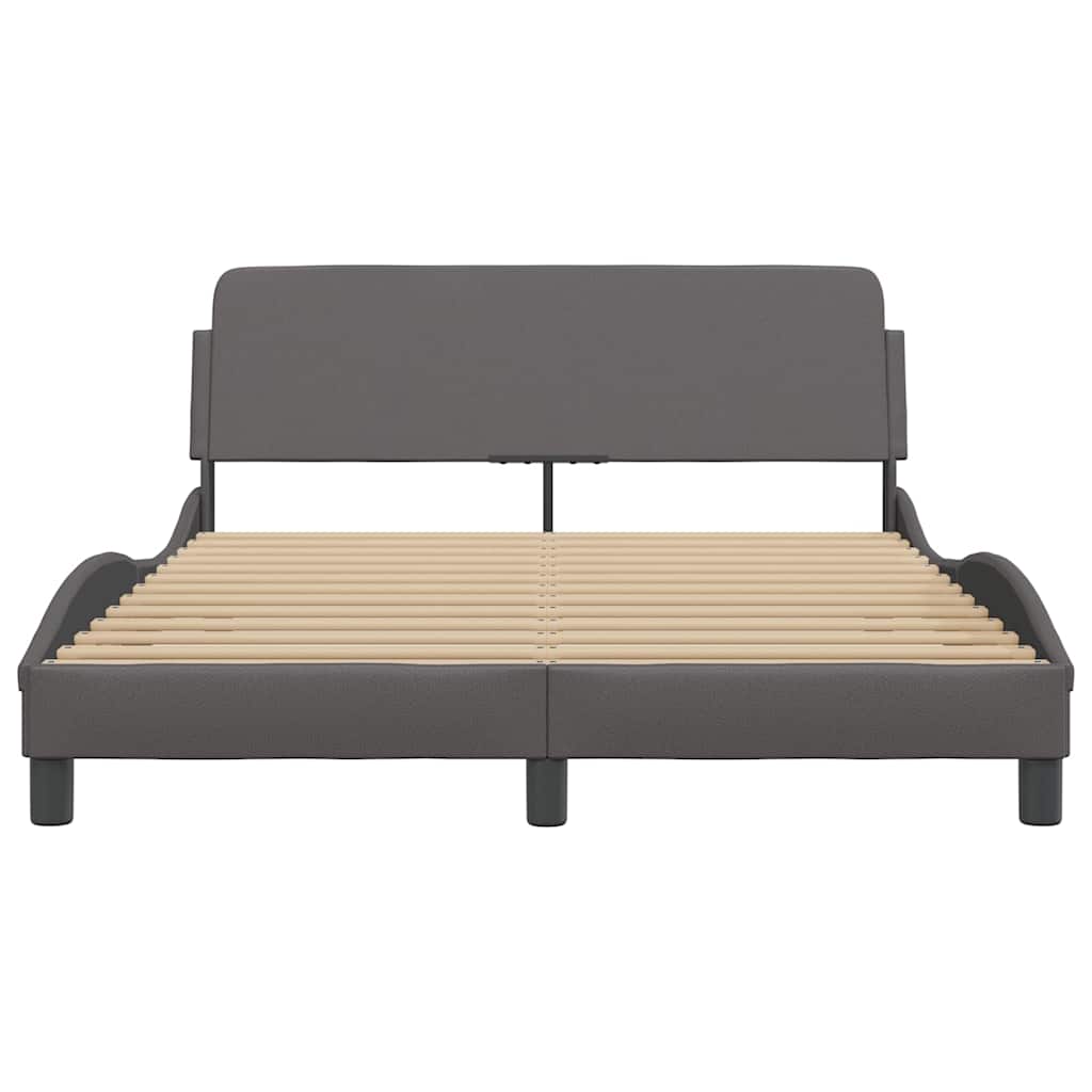 Okvir za krevet Dover sivi 120x200 cm od umjetne kože