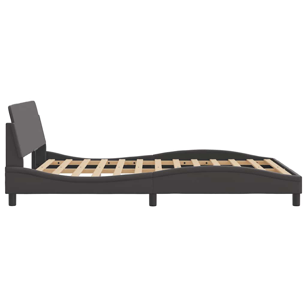 Okvir za krevet Dover sivi 120x200 cm od umjetne kože
