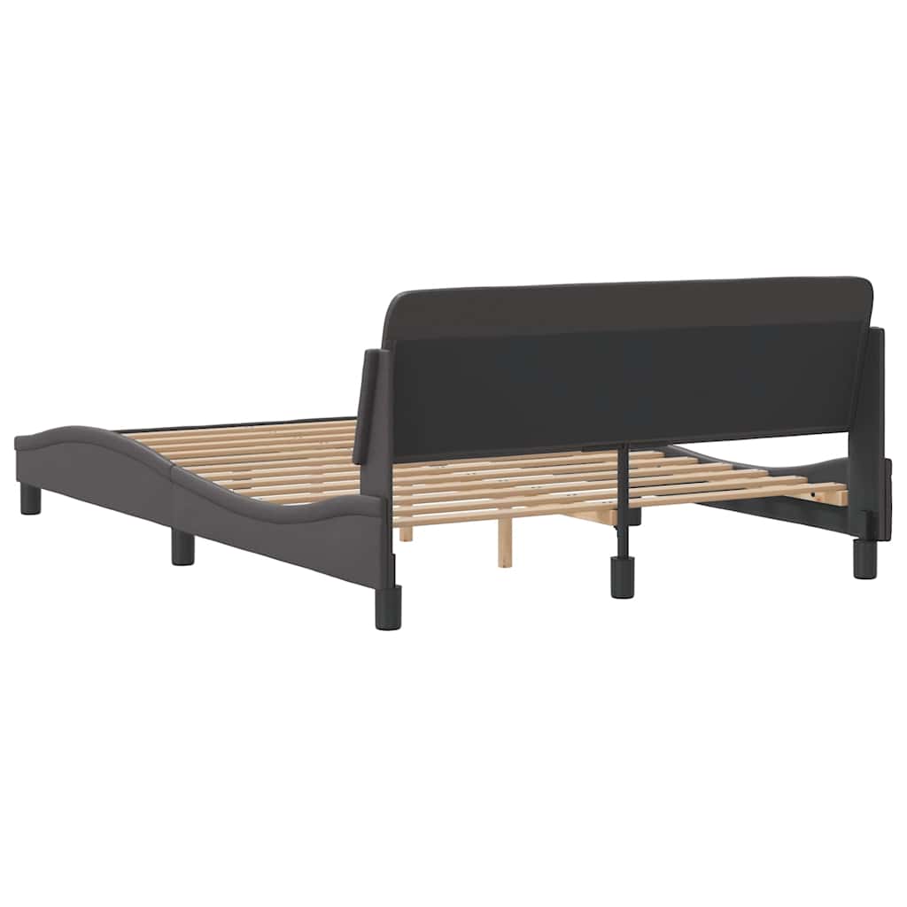 Okvir za krevet Dover sivi 120x200 cm od umjetne kože
