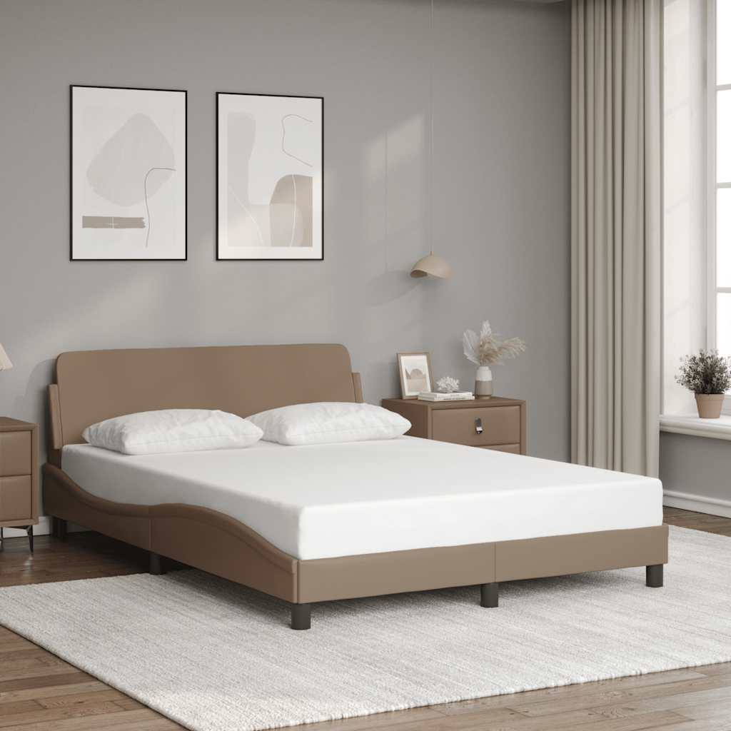 Okvir za krevet Dover cappuccino 140x190 cm umjetna koža