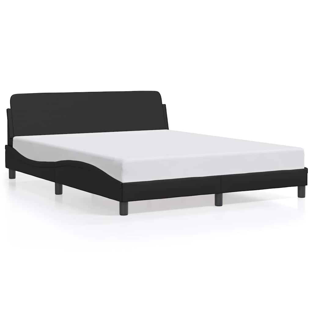 Okvir za krevet Dover crni 160x200 cm od umjetne kože