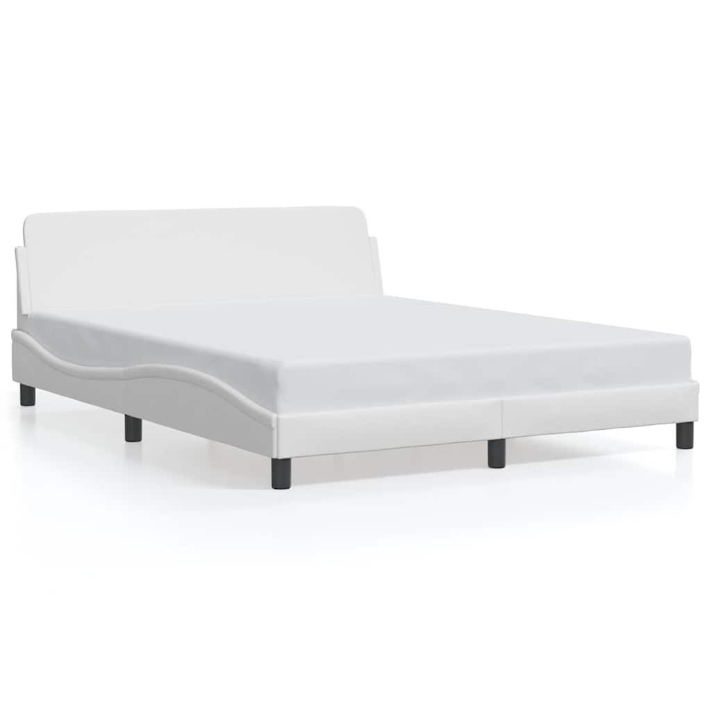 Okvir za krevet Dover bijeli 160x200 cm od umjetne kože