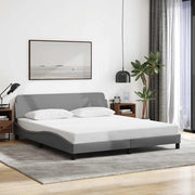 Okvir za krevet Dover svjetlosivi 180x200 cm od tkanine