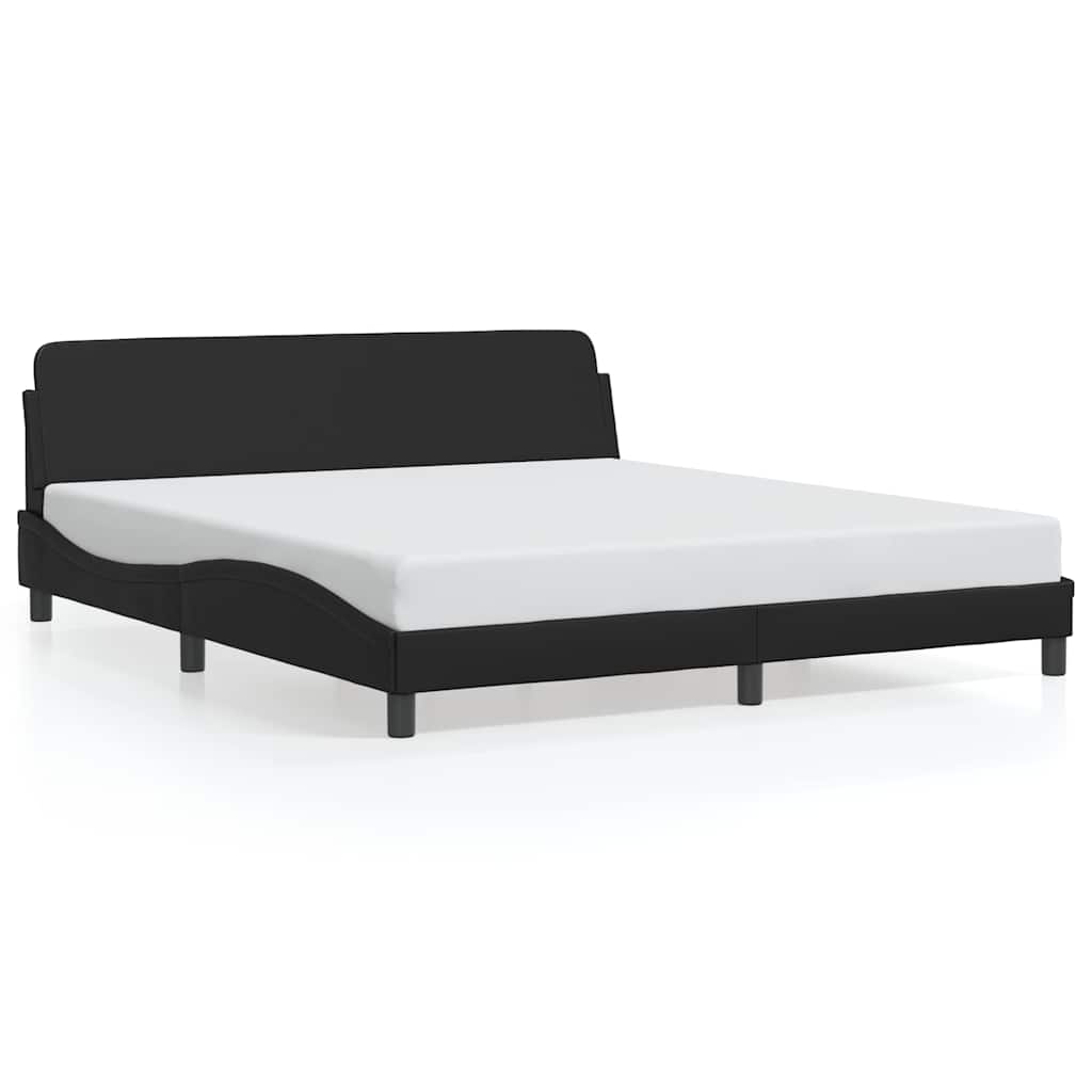 Okvir za krevet Dover crni 180x200 cm od umjetne kože