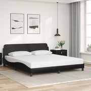 Okvir za krevet Dover crni 180x200 cm od umjetne kože