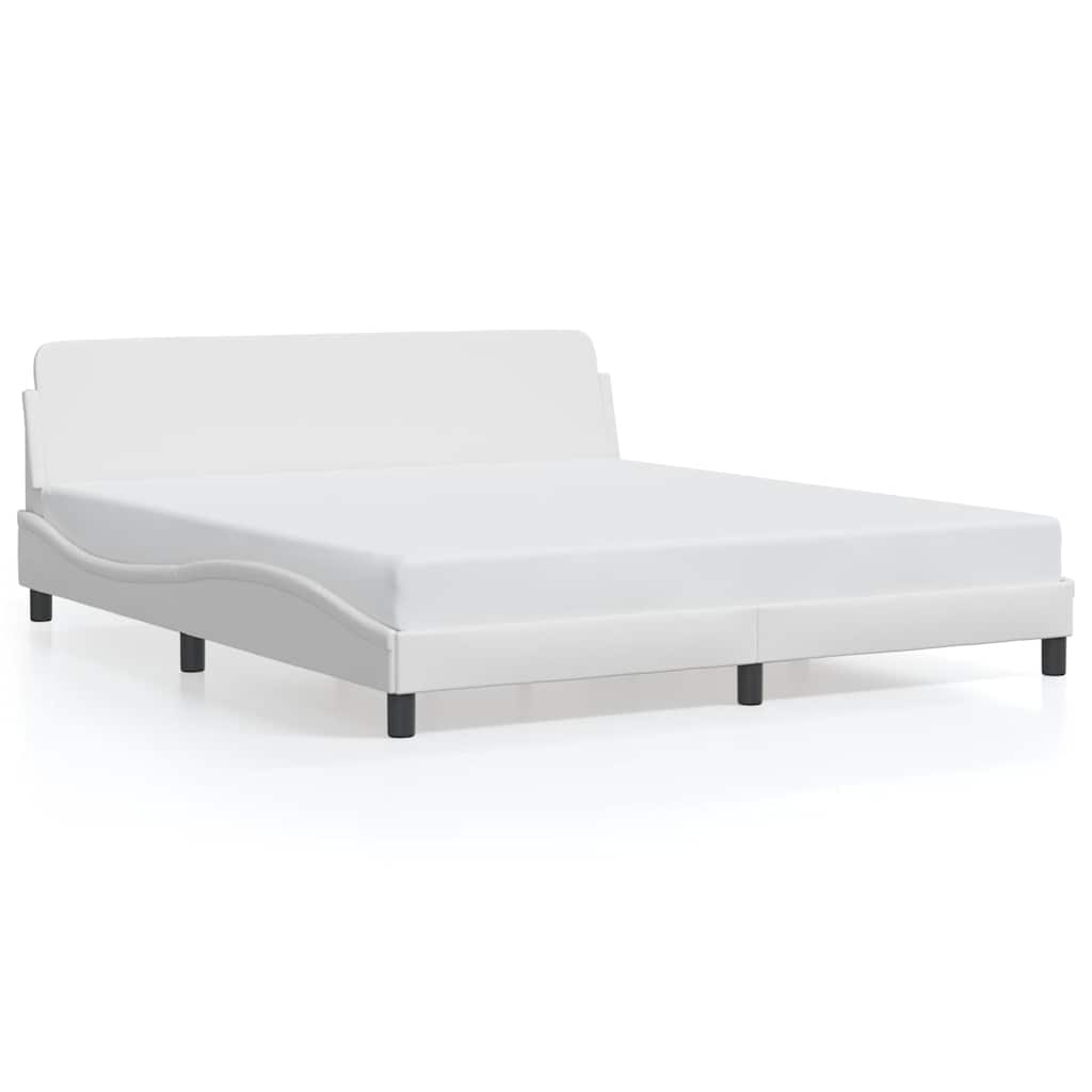 Okvir za krevet Dover bijeli 180x200 cm od umjetne kože