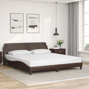 Okvir za krevet Dover smeđi 180x200 cm od umjetne kože
