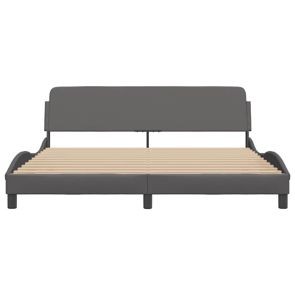 Okvir za krevet Dover sivi 180x200 cm od umjetne kože