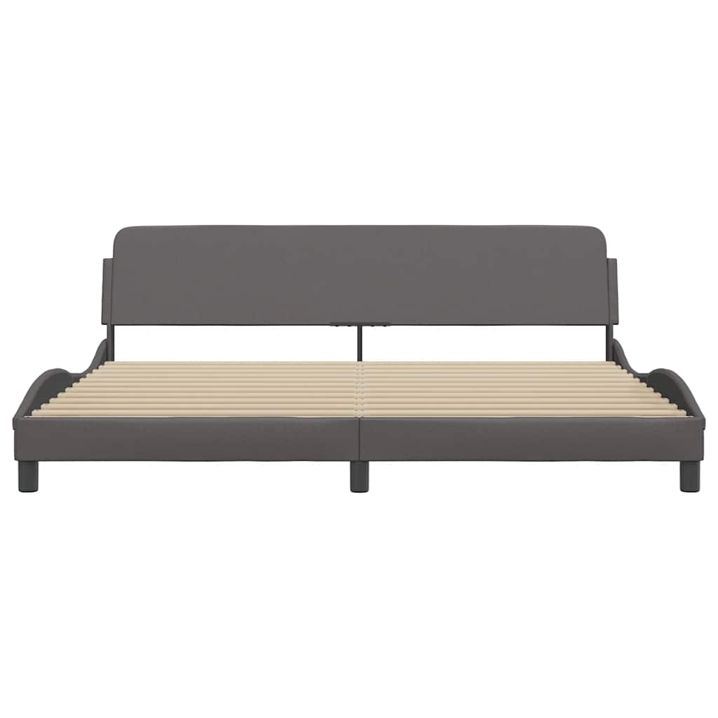 Okvir za krevet Dover sivi 200x200 cm od umjetne kože