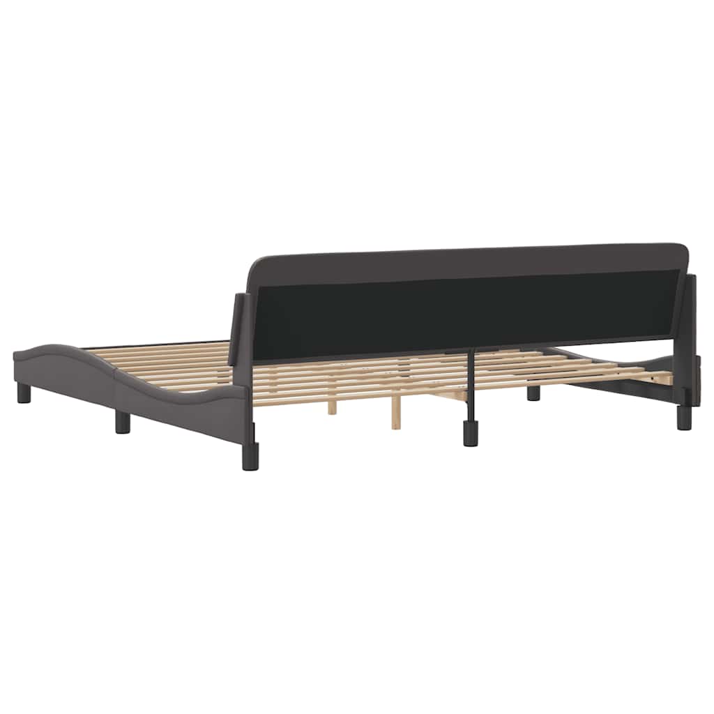 Okvir za krevet Dover sivi 200x200 cm od umjetne kože