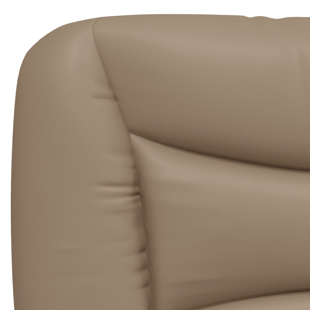 Jastuk za uzglavlje Hvar boja cappuccina 120 cm od umjetne kože
