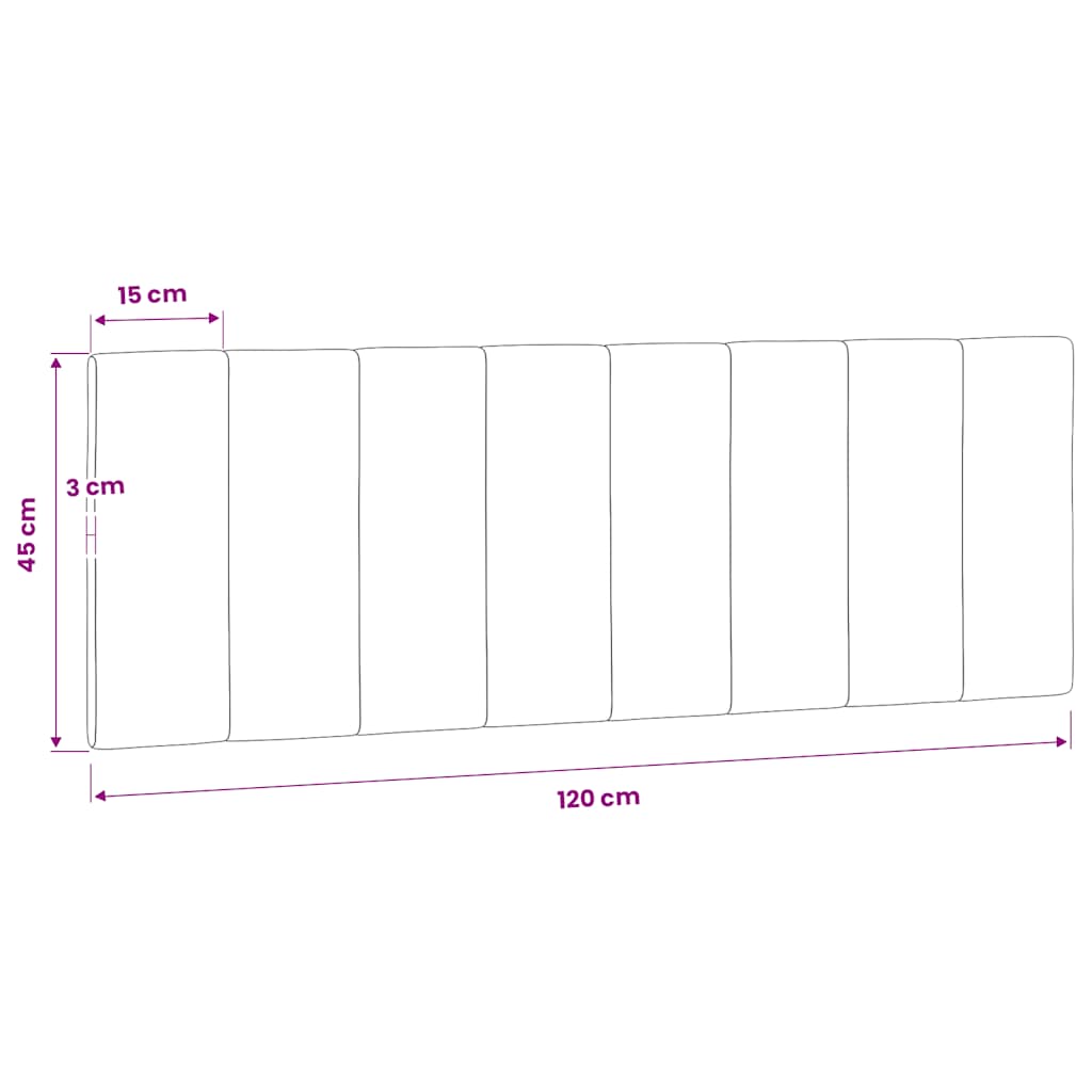 Jastuk za uzglavlje Hanko ružičasti 120 cm baršunasti