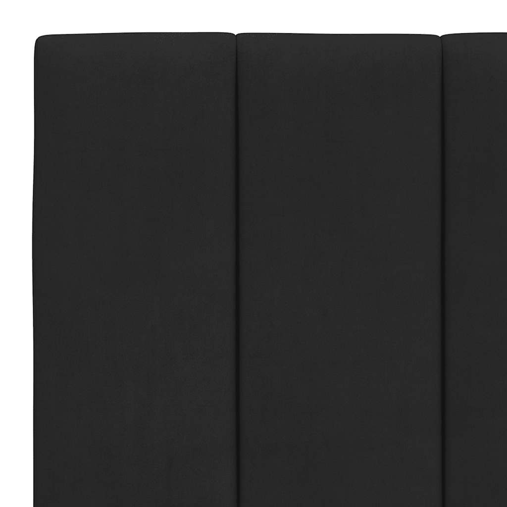 Jastuk za uzglavlje Hanko crni 180 cm baršunasti