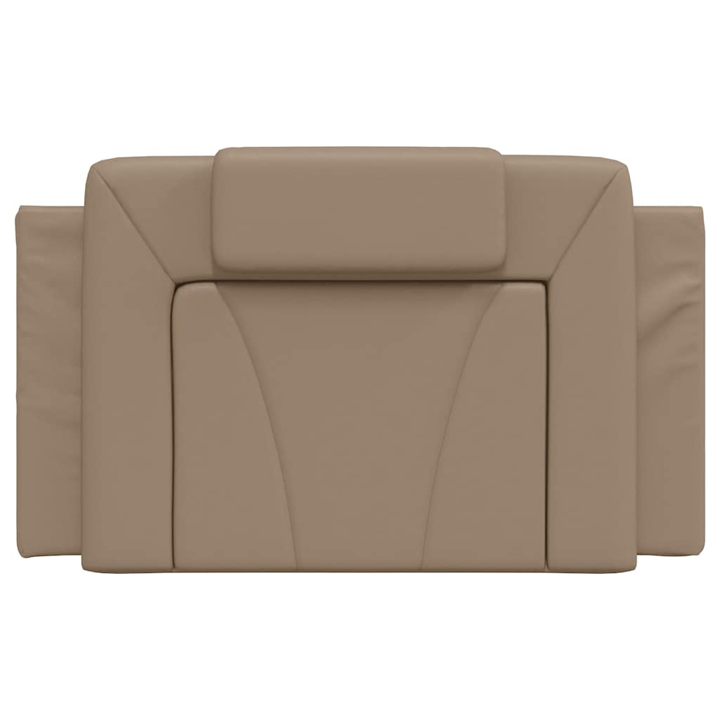 Jastuk za uzglavlje Viana boja cappuccina 80 cm od umjetne kože
