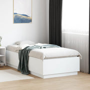 Okvir za krevet s LED svjetlima 90x190 cm konstruirano drvo