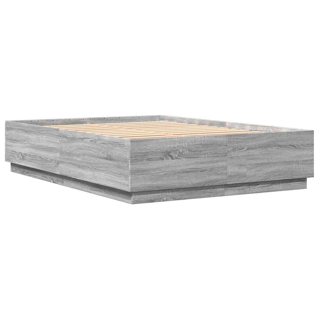 Okvir za krevet boja hrasta 150x200 cm od konstruiranog drva