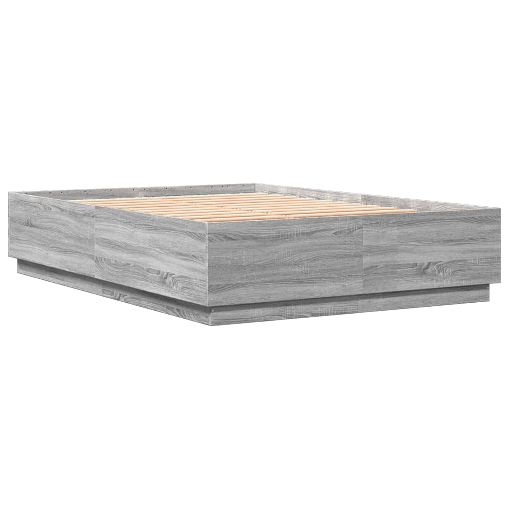 Okvir za krevet boja hrasta 150x200 cm od konstruiranog drva