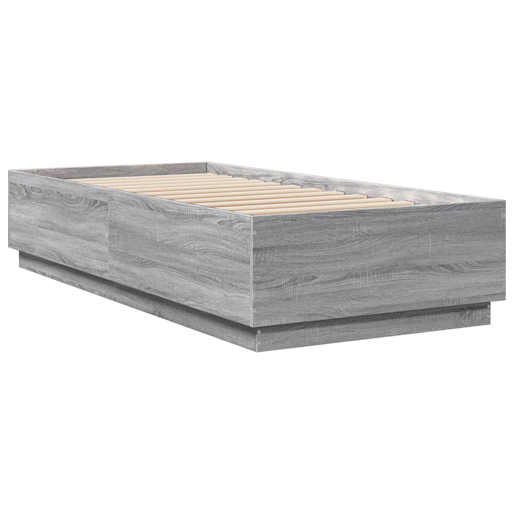 Okvir za krevet boja hrasta 90x200 cm od konstruiranog drva