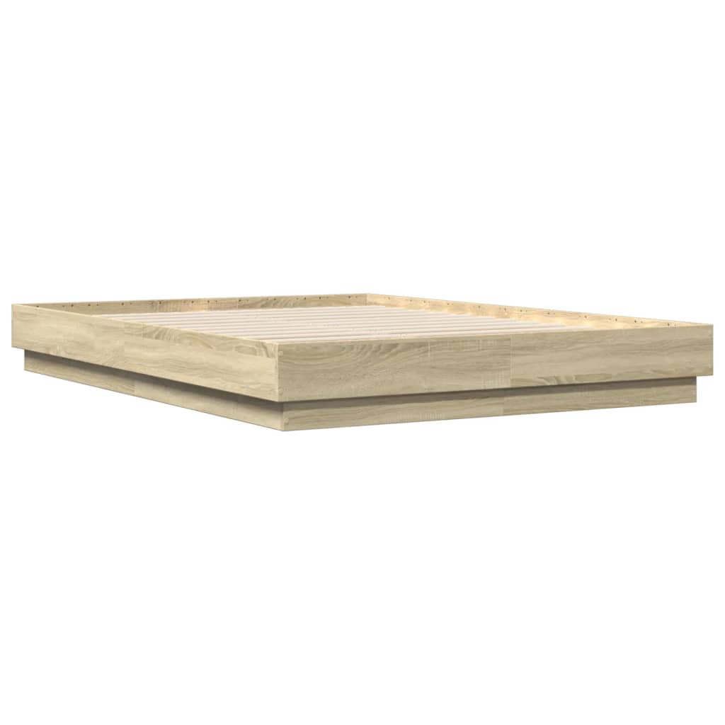Okvir za krevet boja hrasta 150x200 cm konstruirano drvo