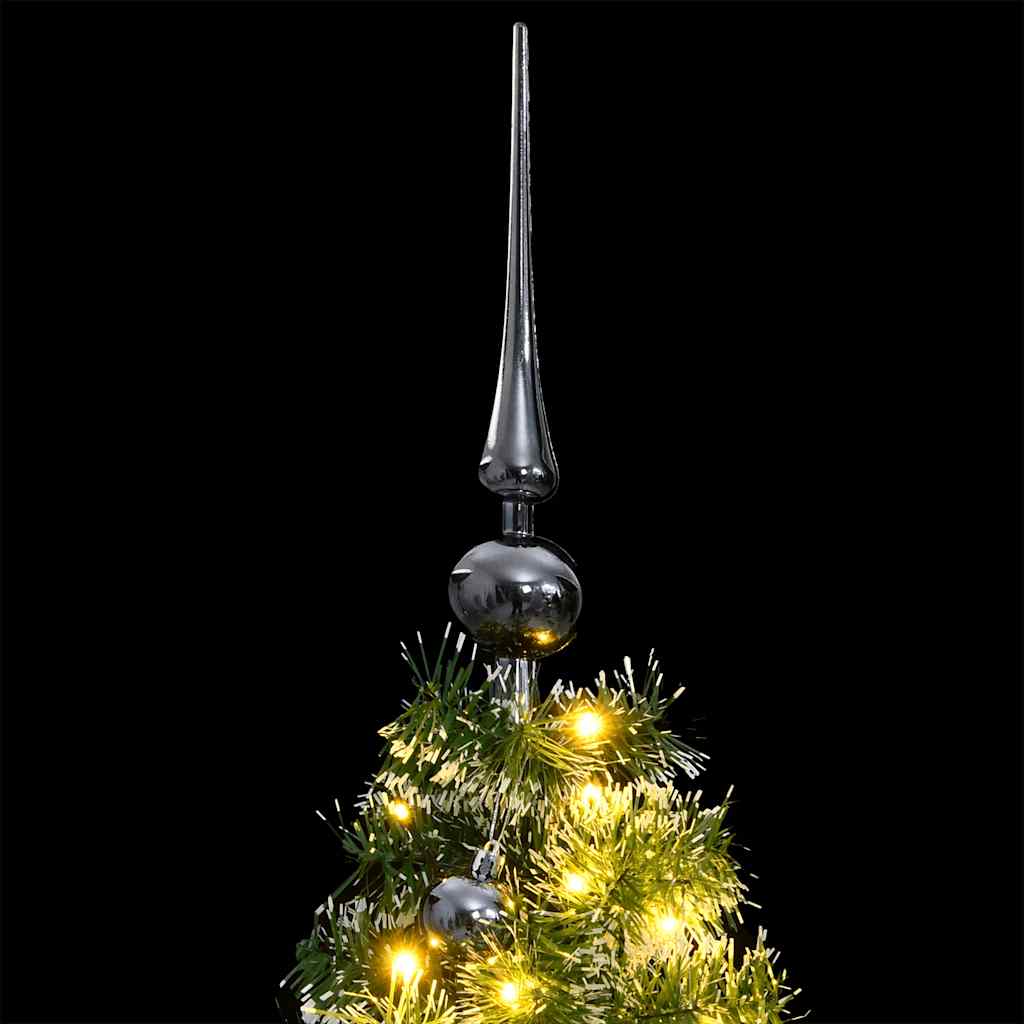Umjetno božićno drvce 150 LED sa šarkama i kuglicama 120 cm