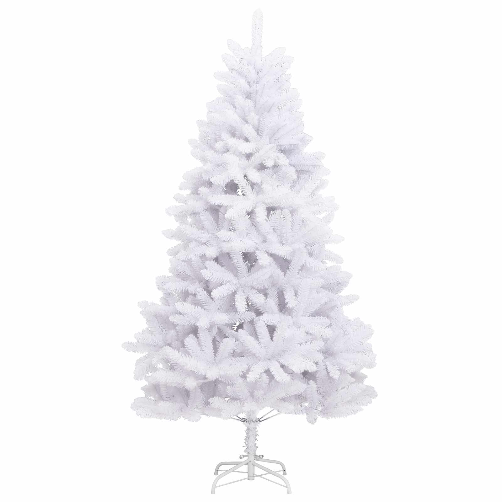 Umjetno božićno drvce Bijelo 210 cm PVC i metal