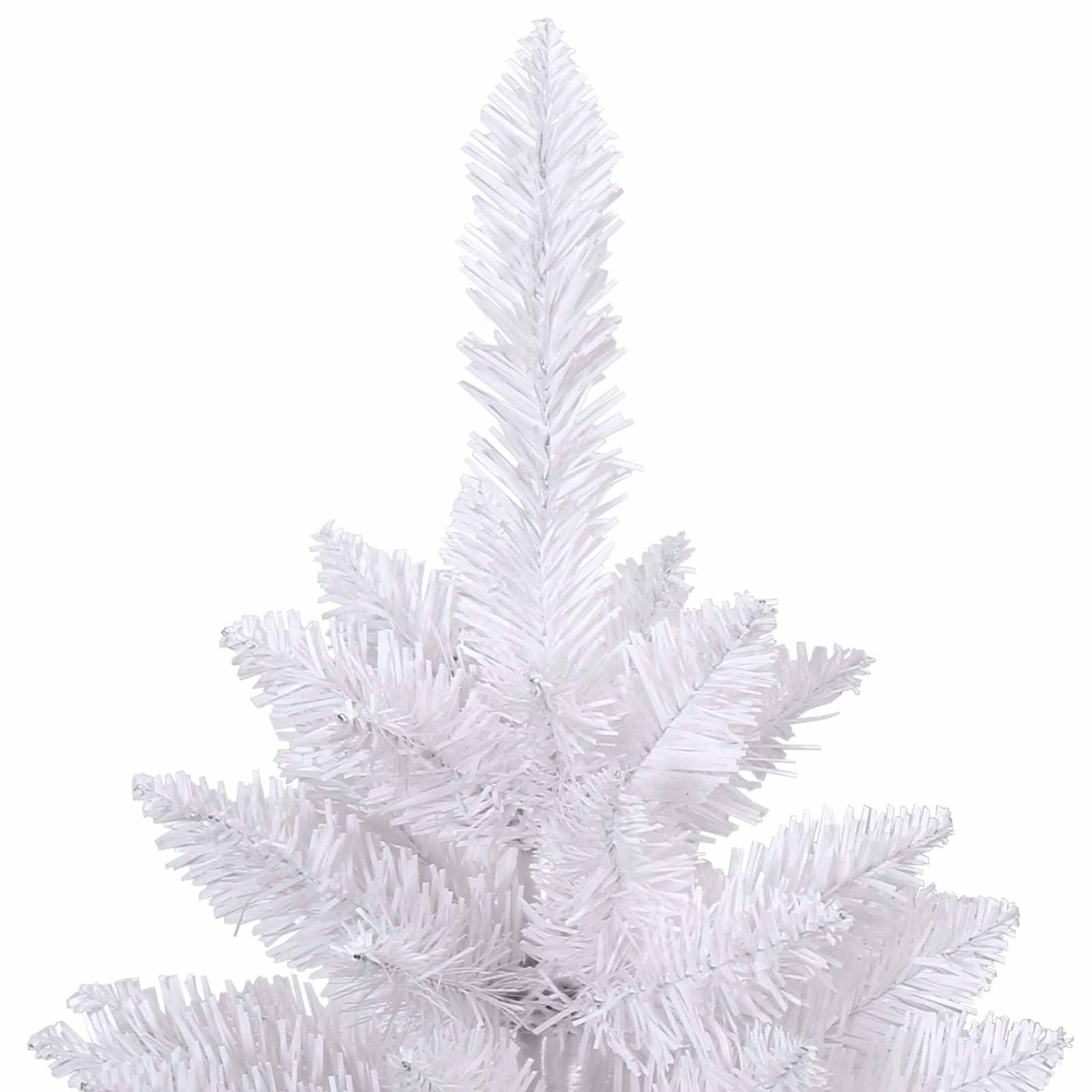 Umjetno božićno drvce Bijelo 240 cm PVC i metal