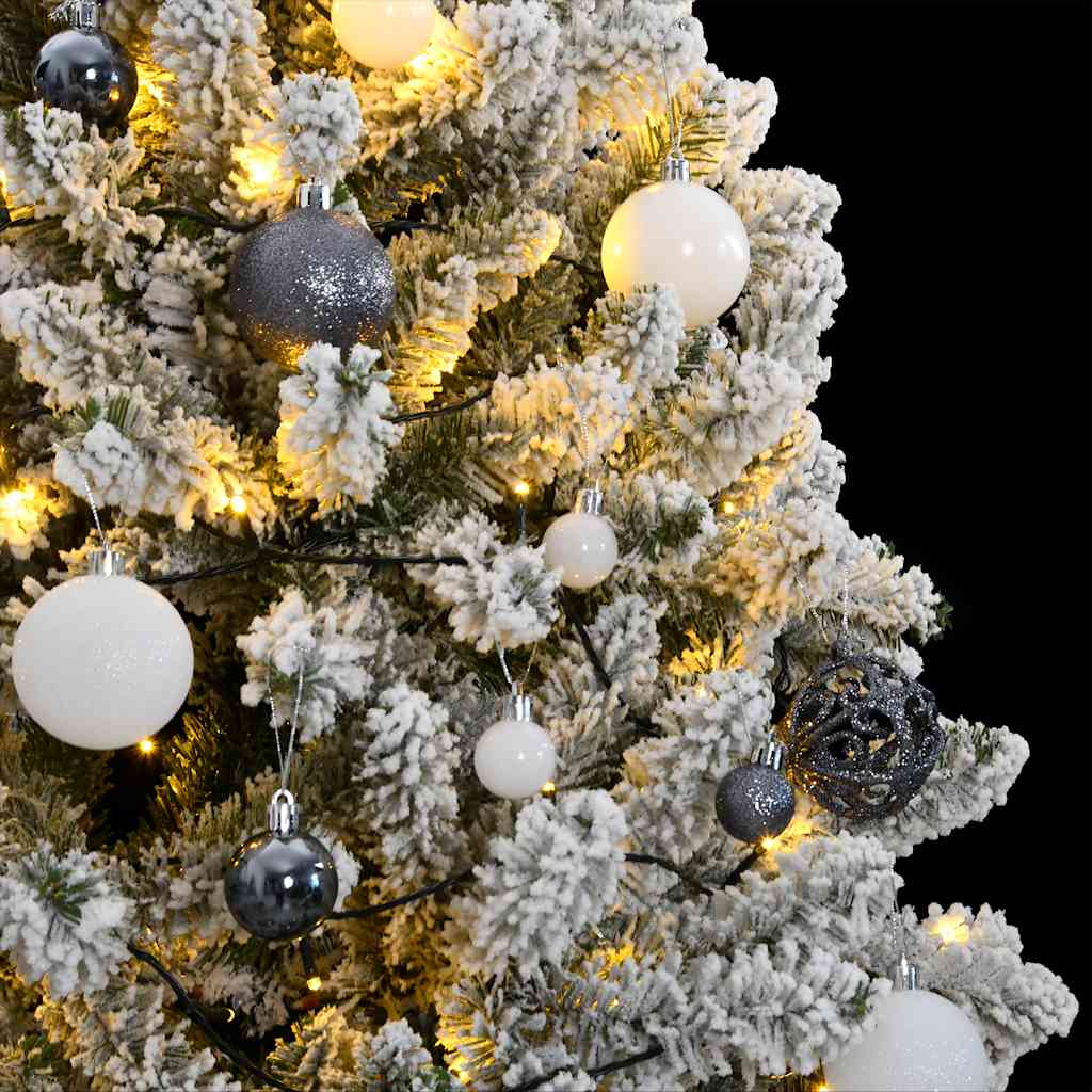 Umjetno božićno drvce 300 LED sa šarkama i kuglicama 300 cm