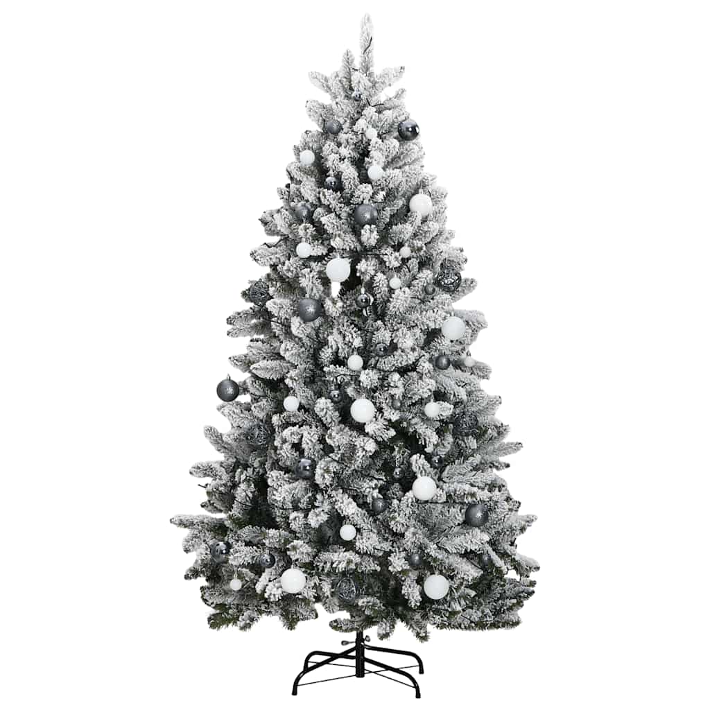 Umjetno božićno drvce 300 LED sa šarkama i kuglicama 300 cm