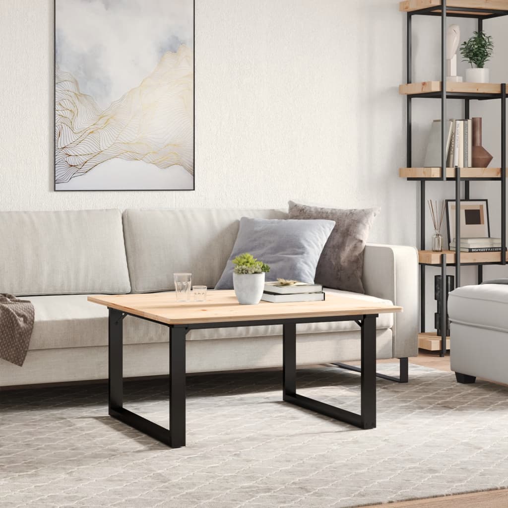 Noge za stolić za kavu s O-oblikom 80x70x43 cm čelik