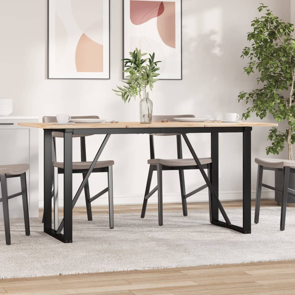 Noge za blagovaonski stol O-oblika 120x60x73cm čelik