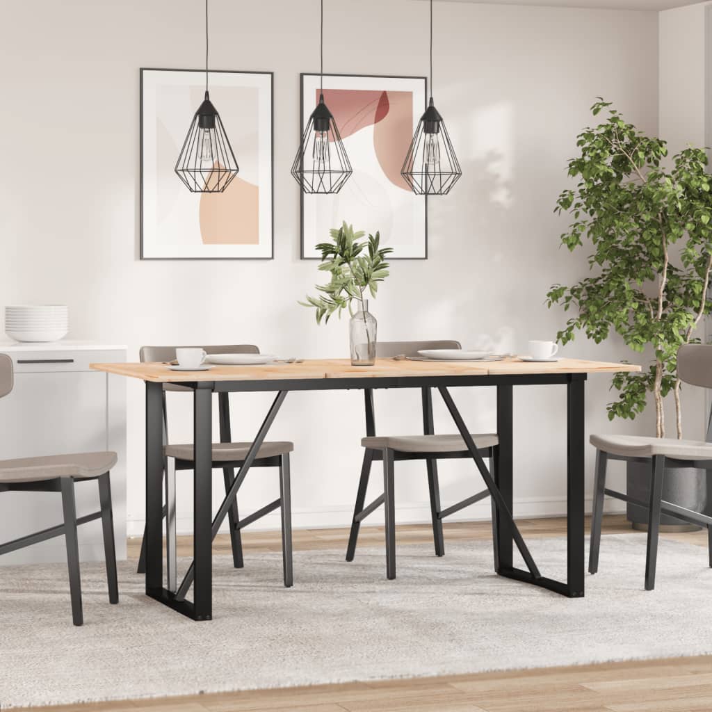 Noge za blagovaonski stol O-oblika 120x60x73cm čelik