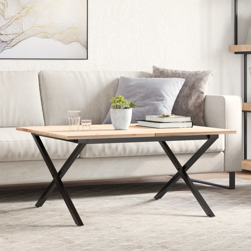 Noge za stolić za kavu s X-oblikom 80x70x43 cm čelik