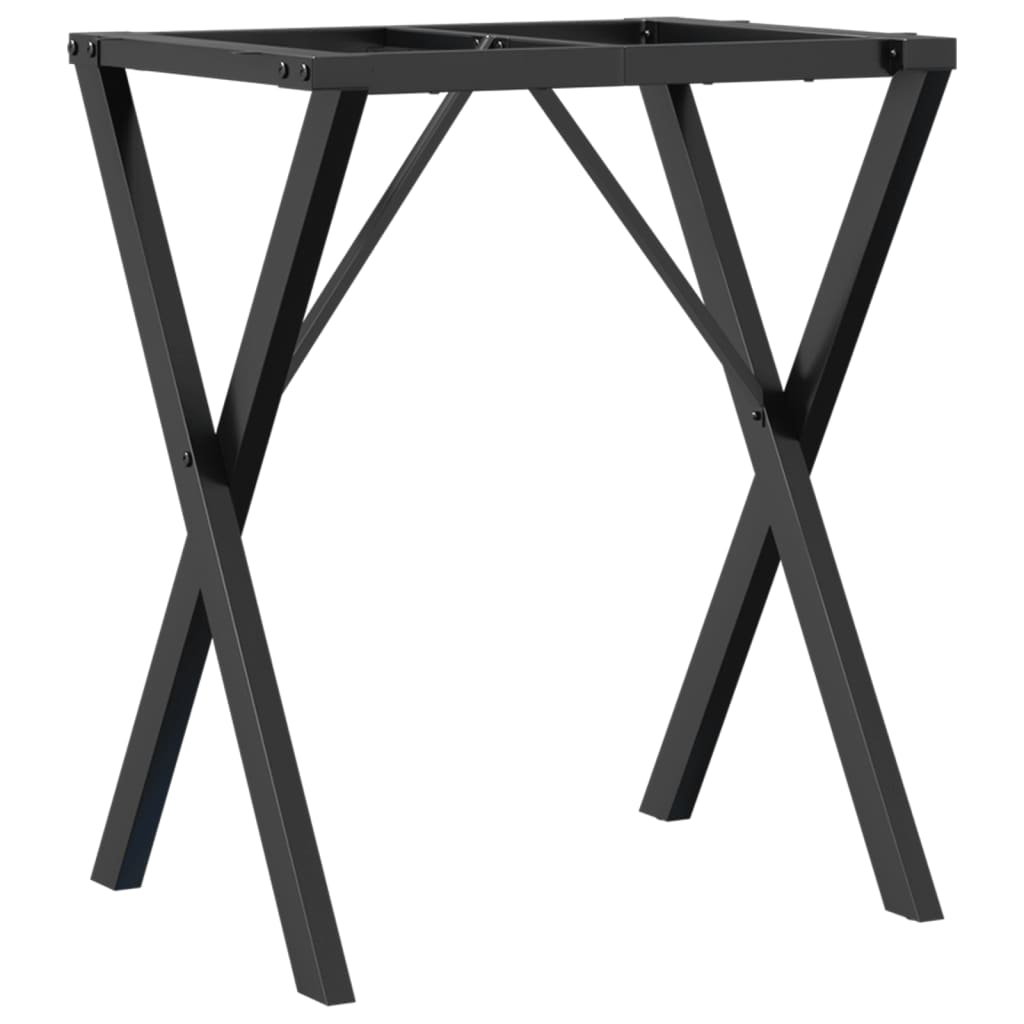 Noge za blagovaonski stol X-oblika 60x50x73 cm čelik