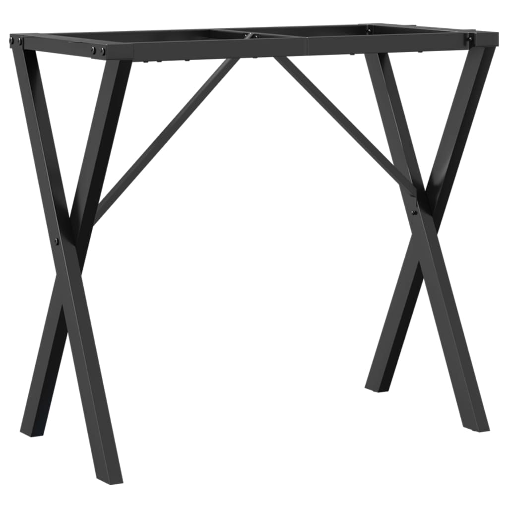 Noge za blagovaonski stol X-oblika 80x40x73 cm čelik