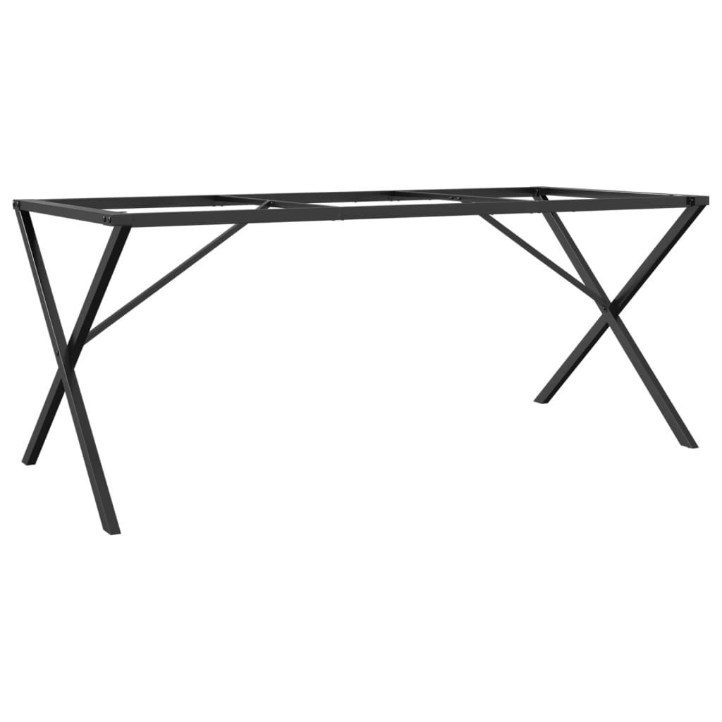 Noge za blagovaonski stol X-oblika 160x80x73cm čelik