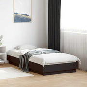 Okvir za krevet crni 90 x 190 cm od konstruiranog drva