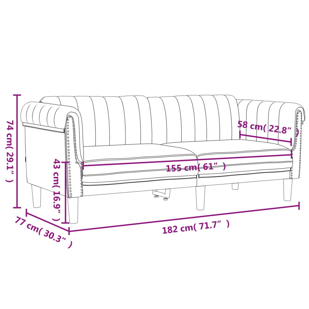 3-dijelni set sofa svjetlosivi baršunasti