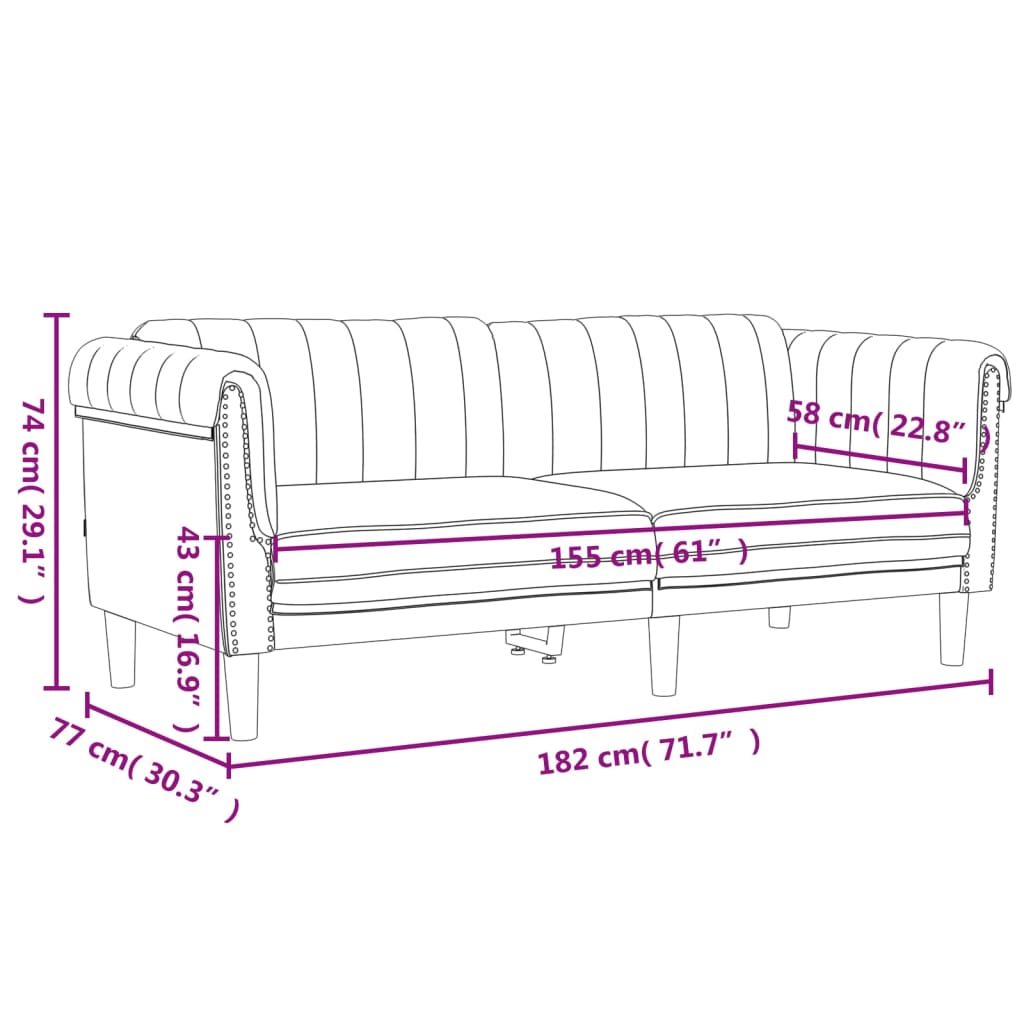 3-dijelni set sofa crvena boja vina baršunasti