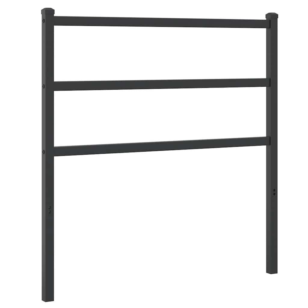 Metalno zamjensko uzglavlje crno 90 cm
