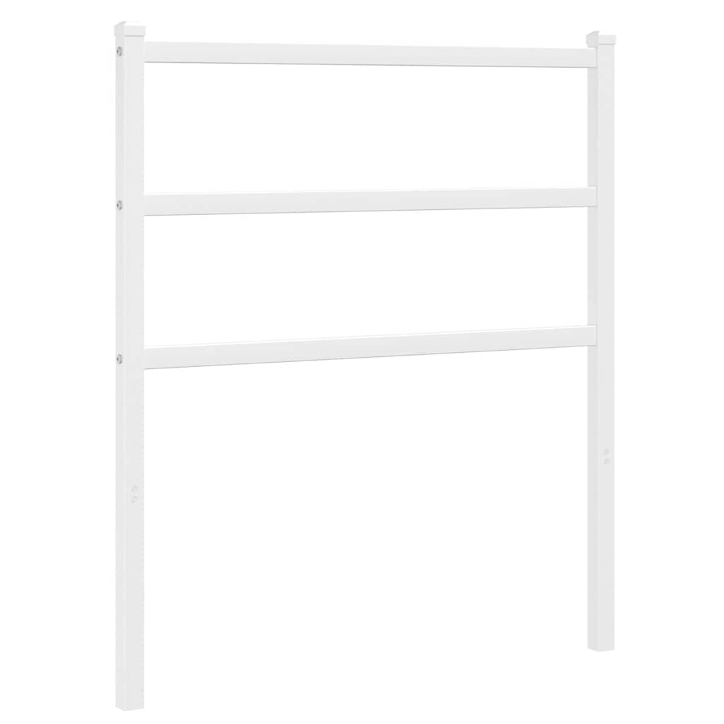 Metalno zamjensko uzglavlje bijelo 80 cm