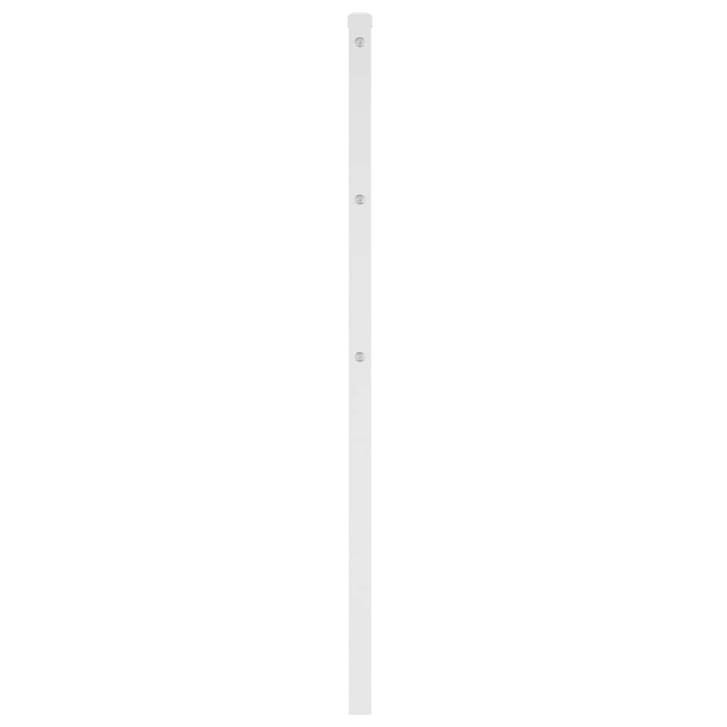 Metalno zamjensko uzglavlje bijelo 80 cm