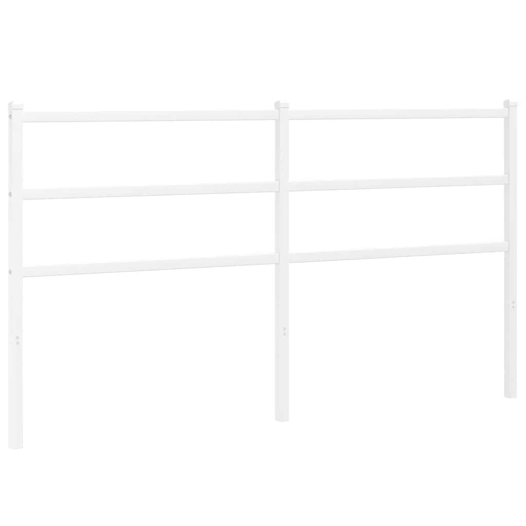 Metalno zamjensko uzglavlje bijelo 150 cm
