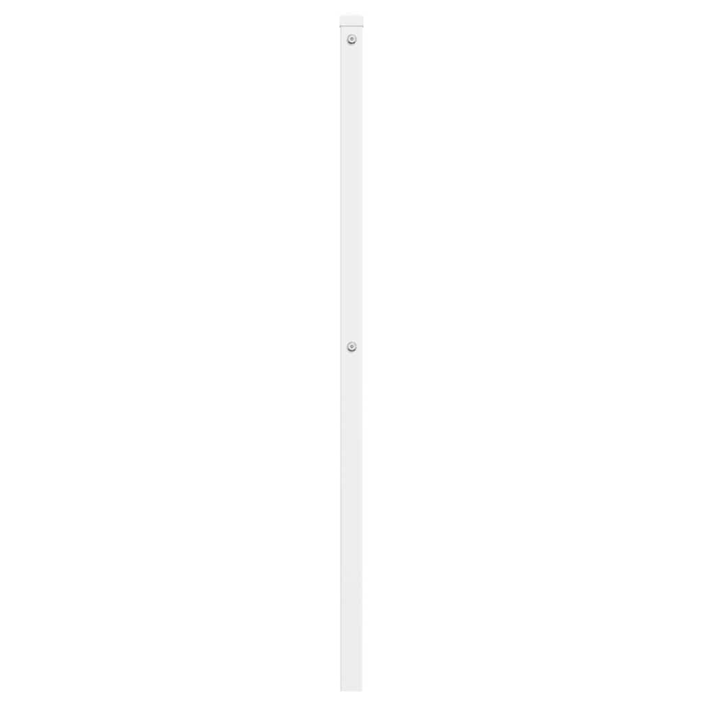 Metalno zamjensko uzglavlje bijelo 75 cm